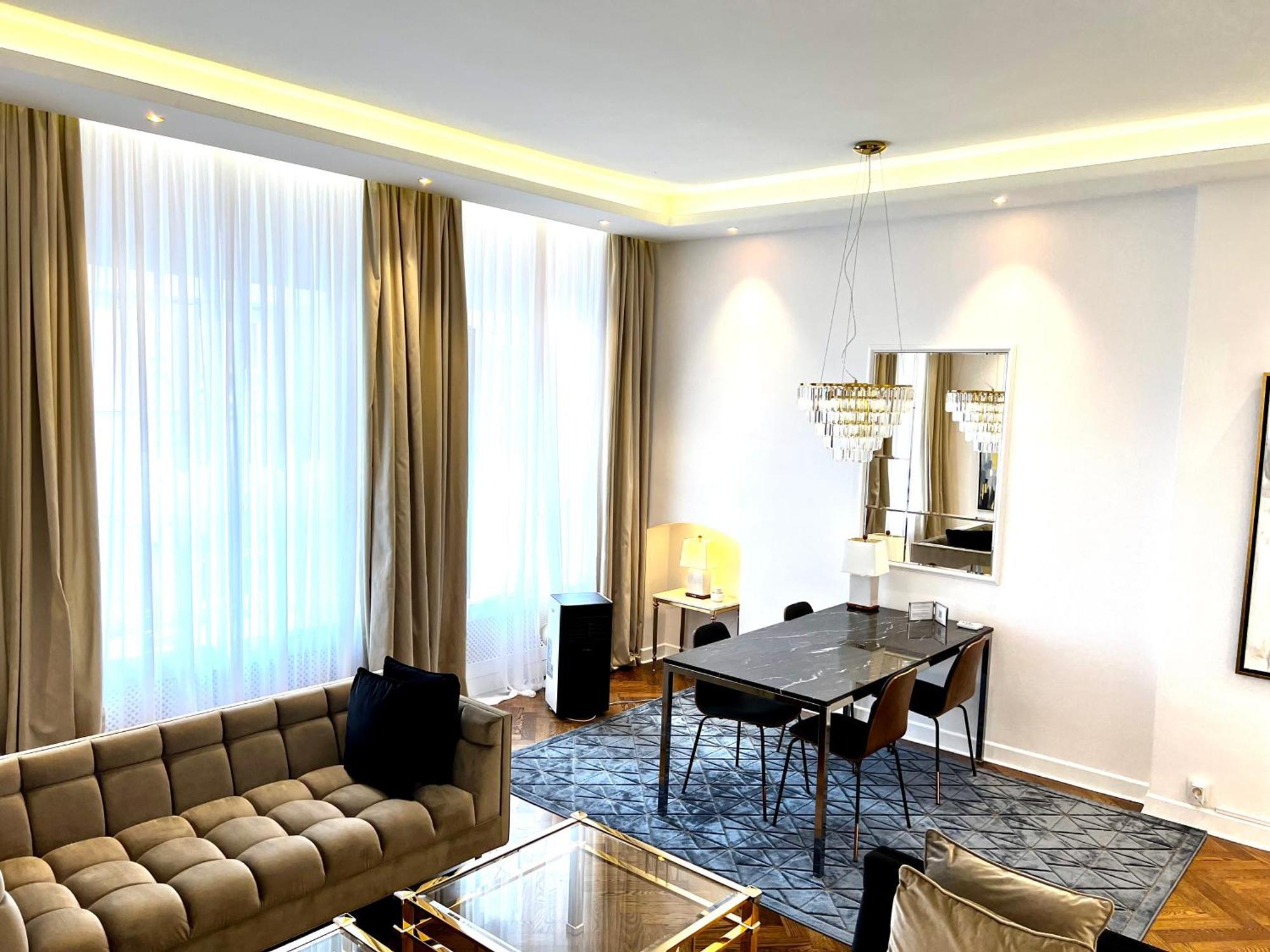 Luxury Apartments MONDRIAN Market Square III Varsovie Chambre photo
