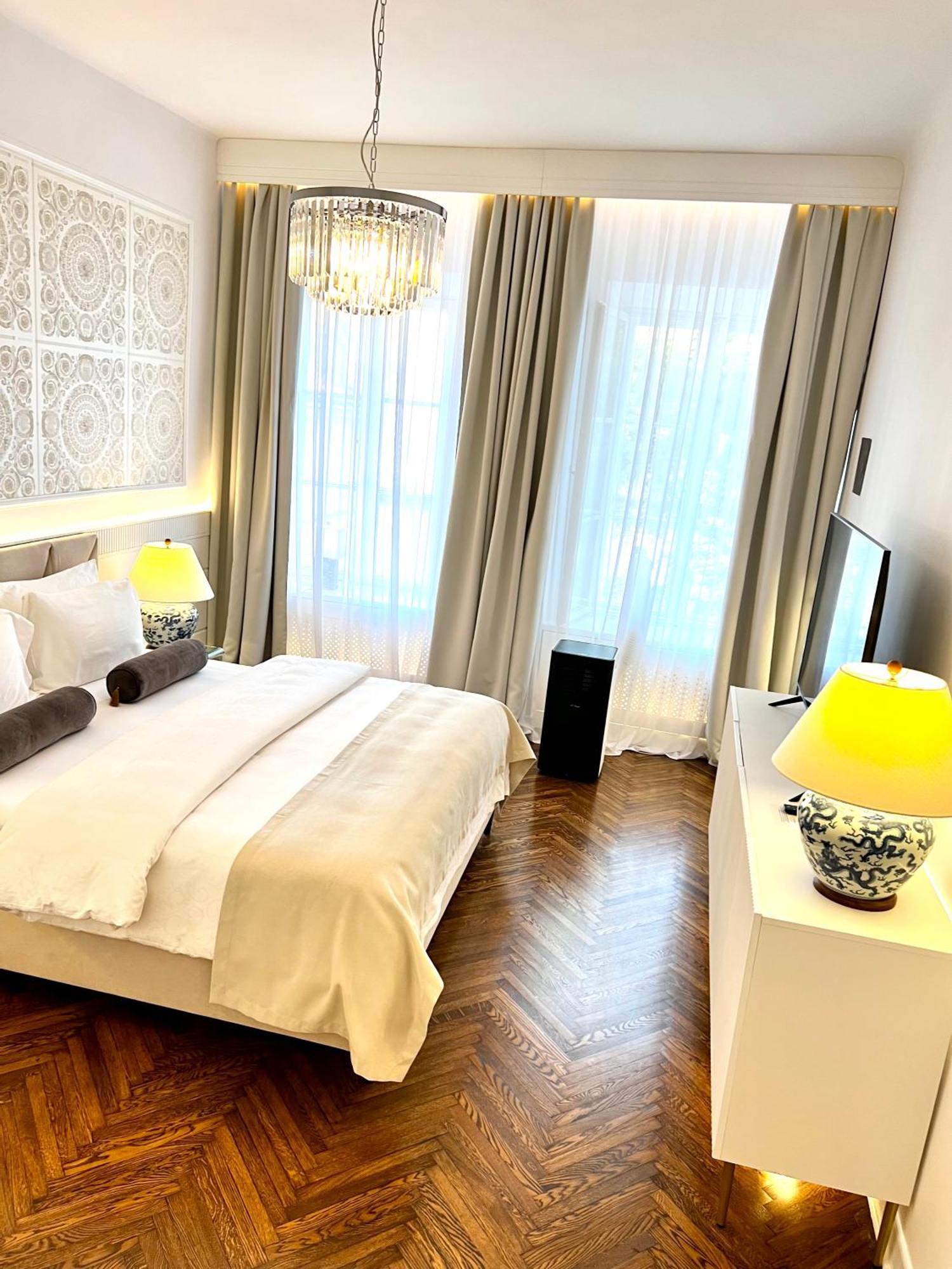 Luxury Apartments MONDRIAN Market Square III Varsovie Chambre photo